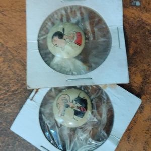 Nickle size collector pins olive oil & wimpy